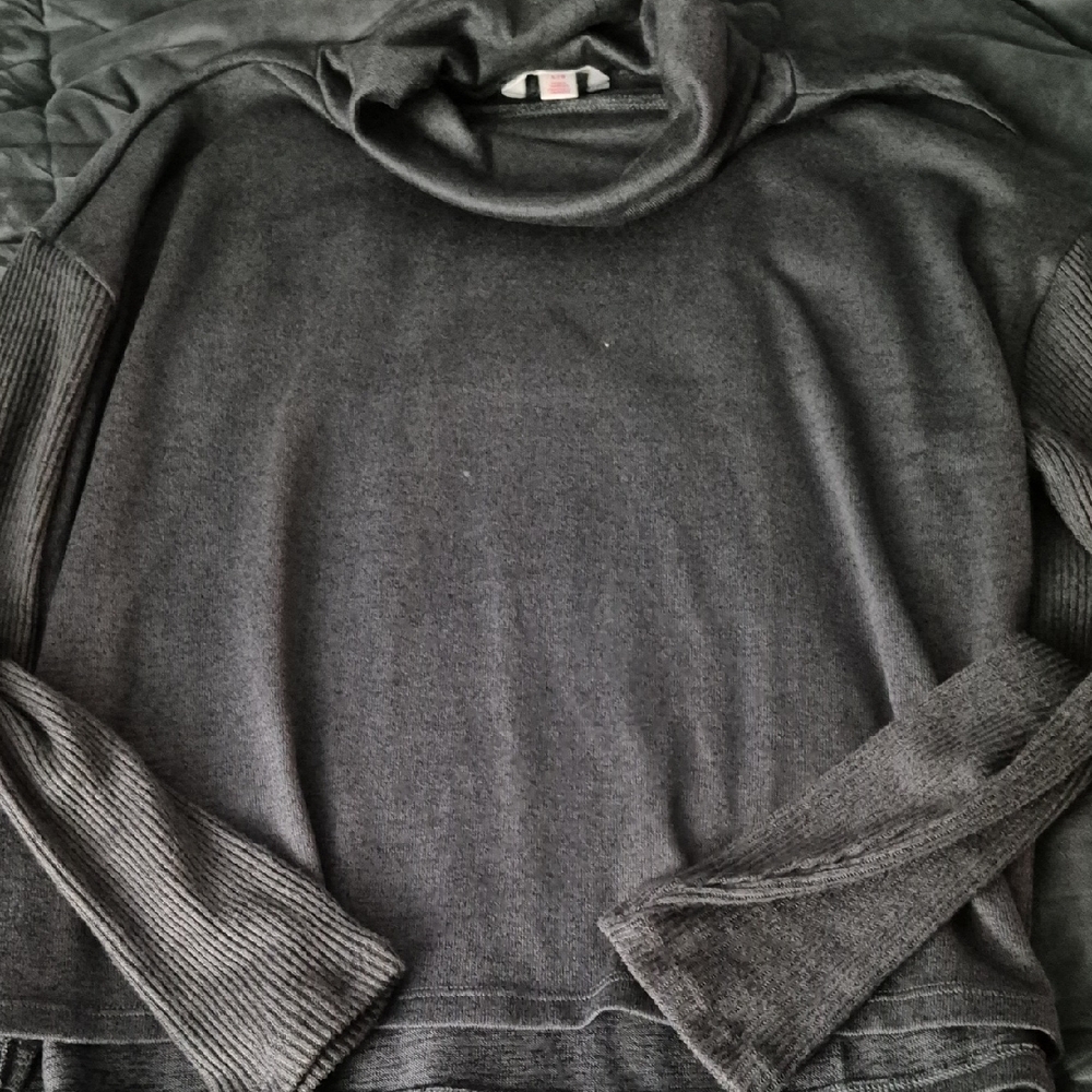 Cozy Black Cowl Neck Sweater